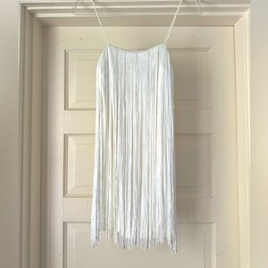 White flapper dress